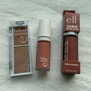 e.l.f. Bite-Size Face Duo Blush and Camo Liquid Blushes Set‎